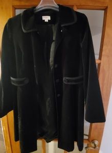 Ann taylor loft black pea coat size 14
